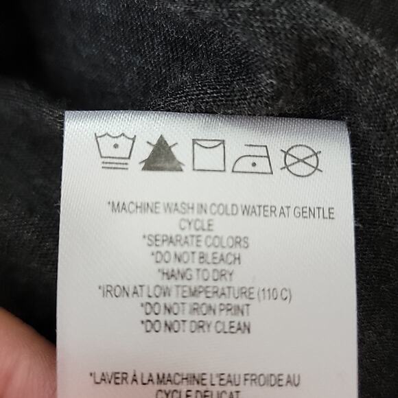 Lolë sleeveless casual tank long maxi dress with side slits dark gray XS | FLAW - Picture 10 of 13